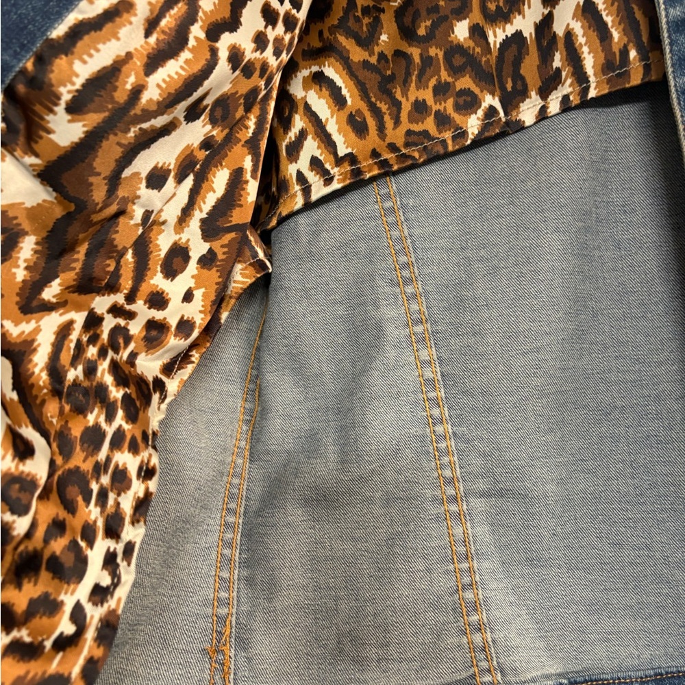 Cache Blue Denim Jacket with Jewels 6‎ - Picture 8 of 12